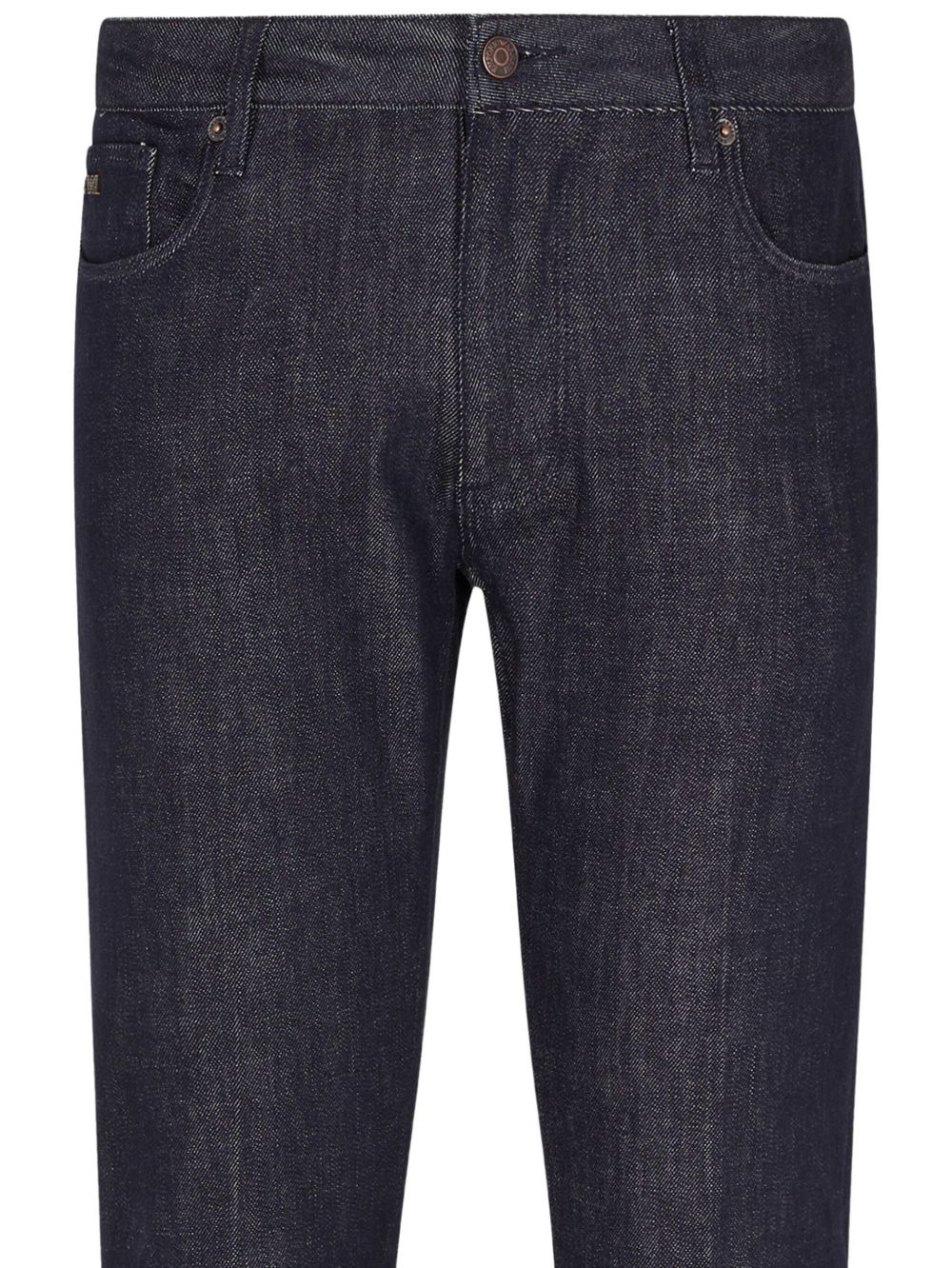 five-pocket cuffed jeans - 2