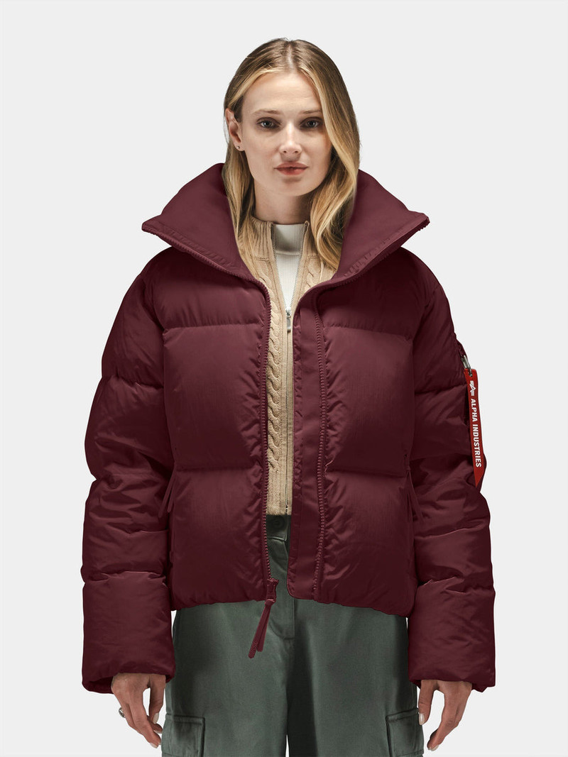 ALPHA INDUSTRIES SIERRA SHORT PUFFER PARKA WOMENS outlook