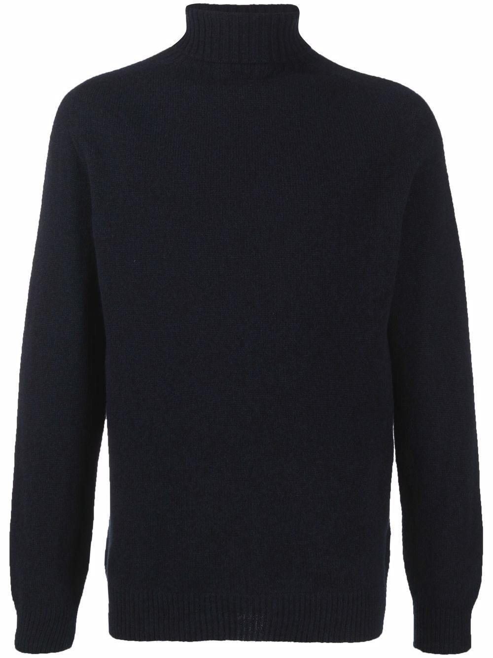 roll neck knitted jumper - 1