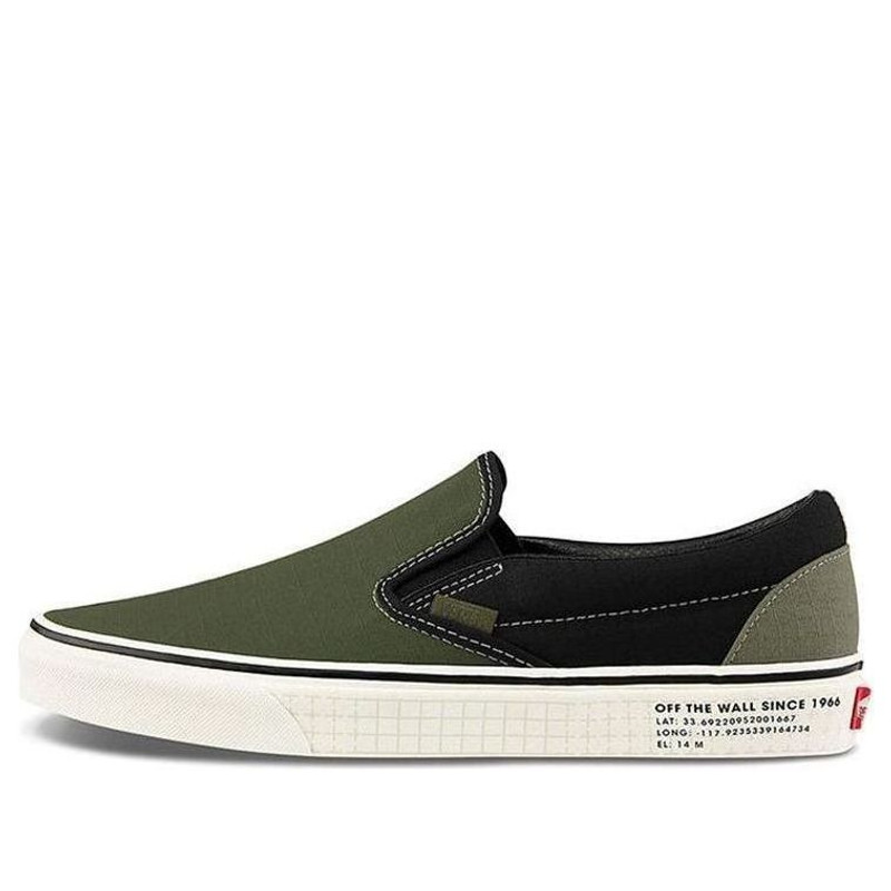 Vans Classic Slip-On '66 Supply - Vetiver Black' VN0A4U381FX - 1