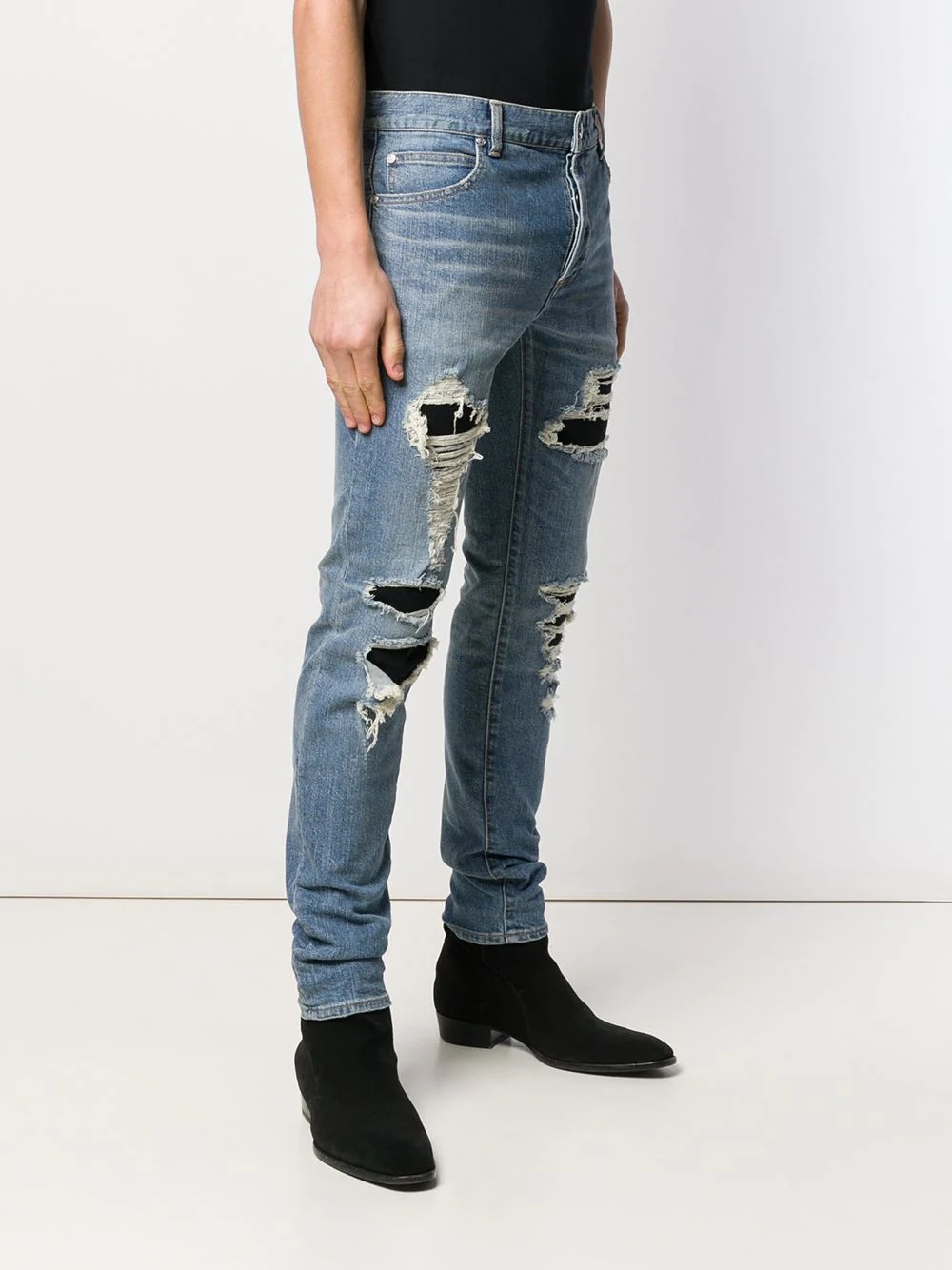 distressed jeans - 3