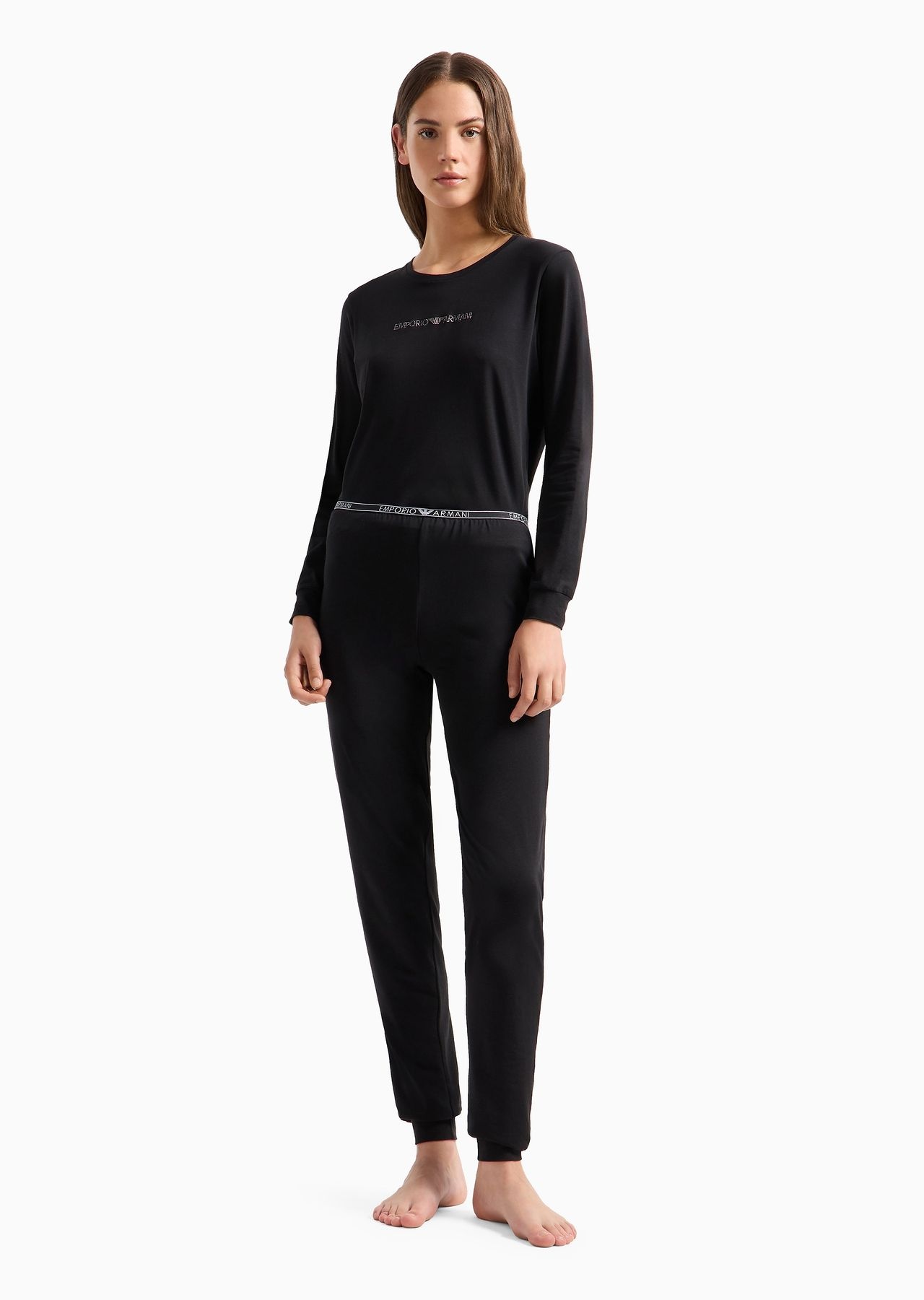 ASV Essential logo studs organic-cotton pyjamas - 2