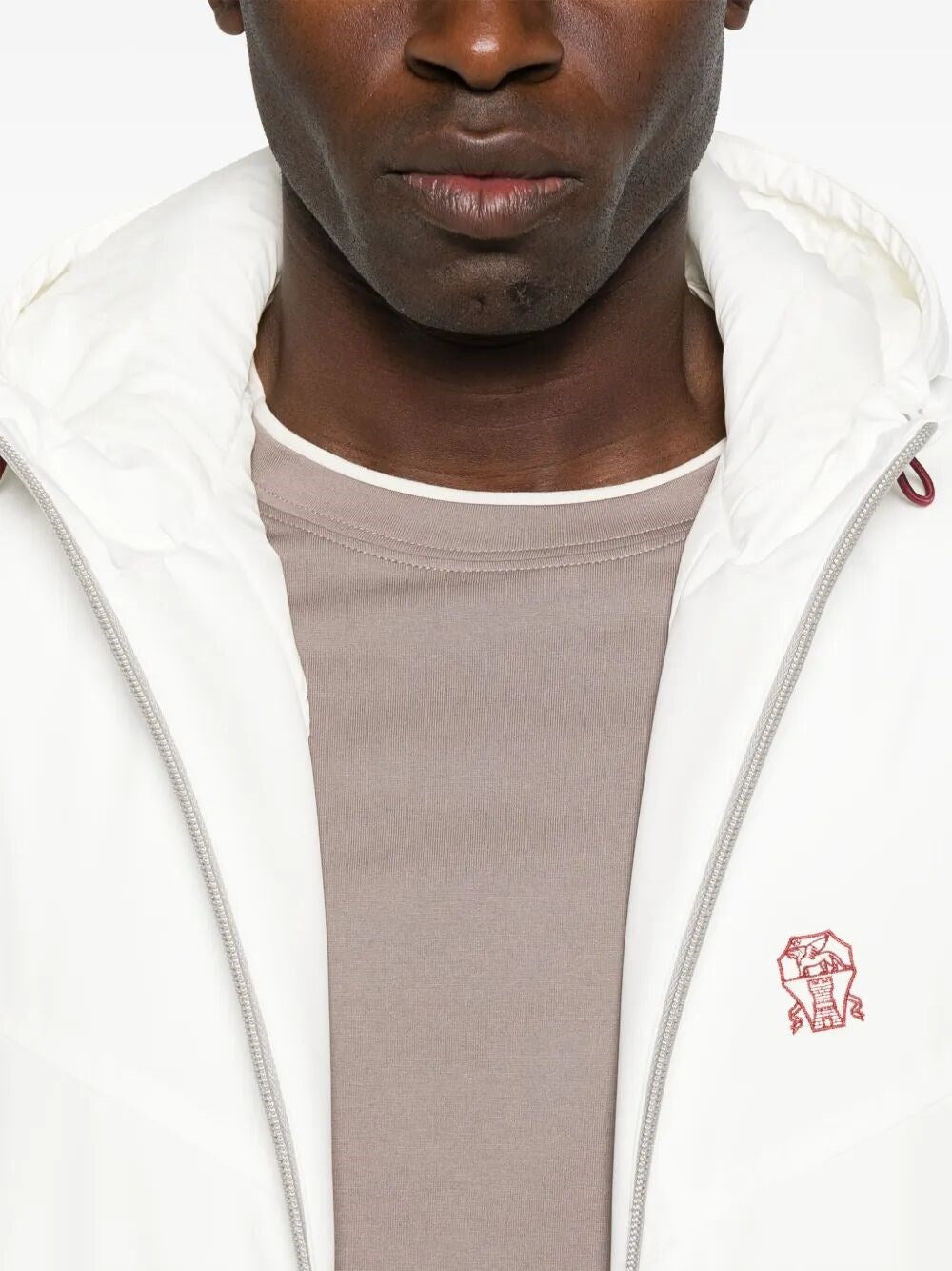 Brunello Cucinelli Men T-Shirt With Faux-Layering - 3