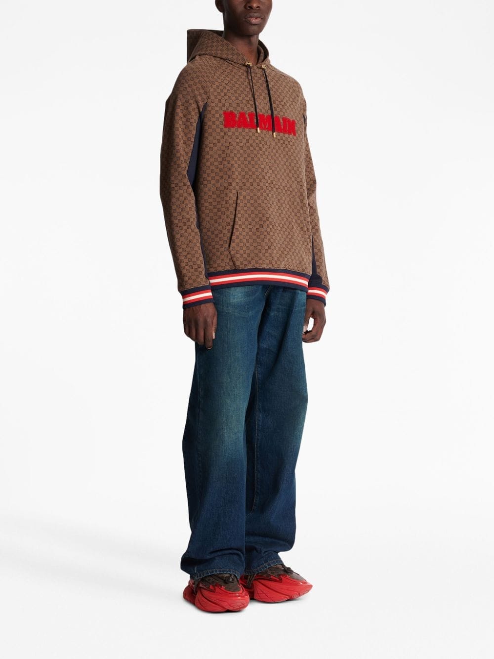 Mini Monogram jacquard hoodie - 3