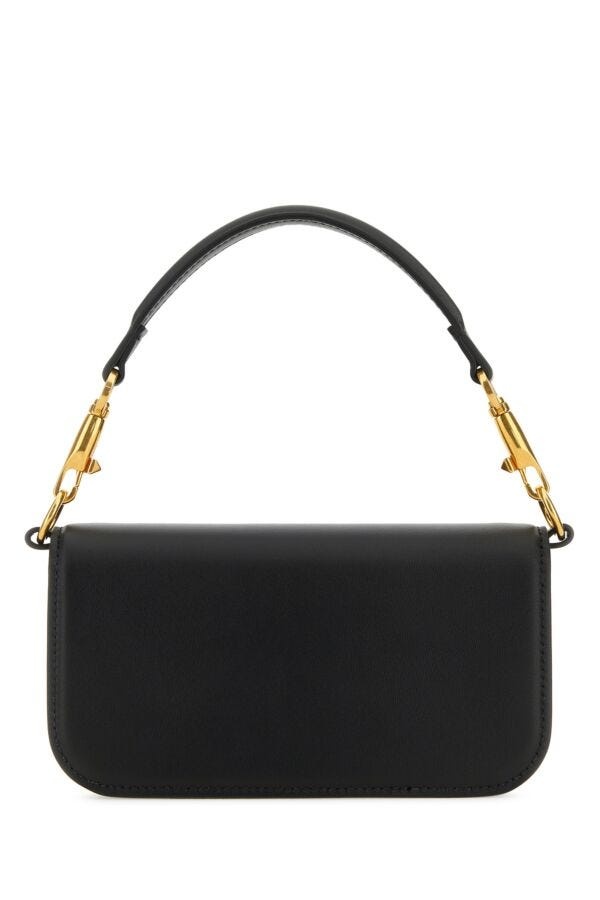 Black leather small Locò handbag - 3