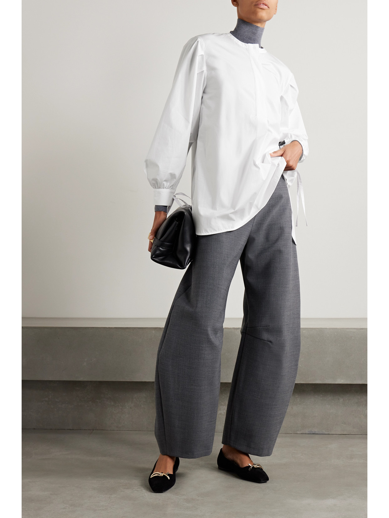 Oversized Organic Cotton-poplin Shirt - 2
