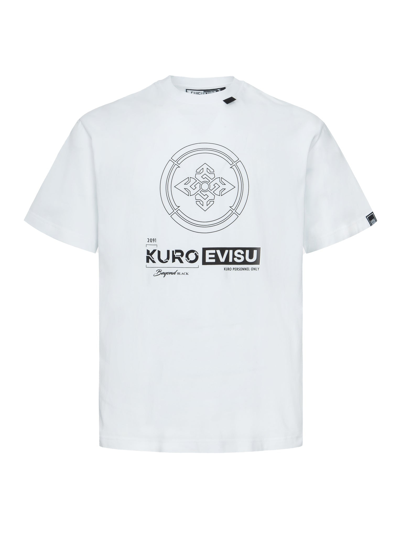Kamon and Iridescent Seagull Print Regular Fit T-Shirt - 12