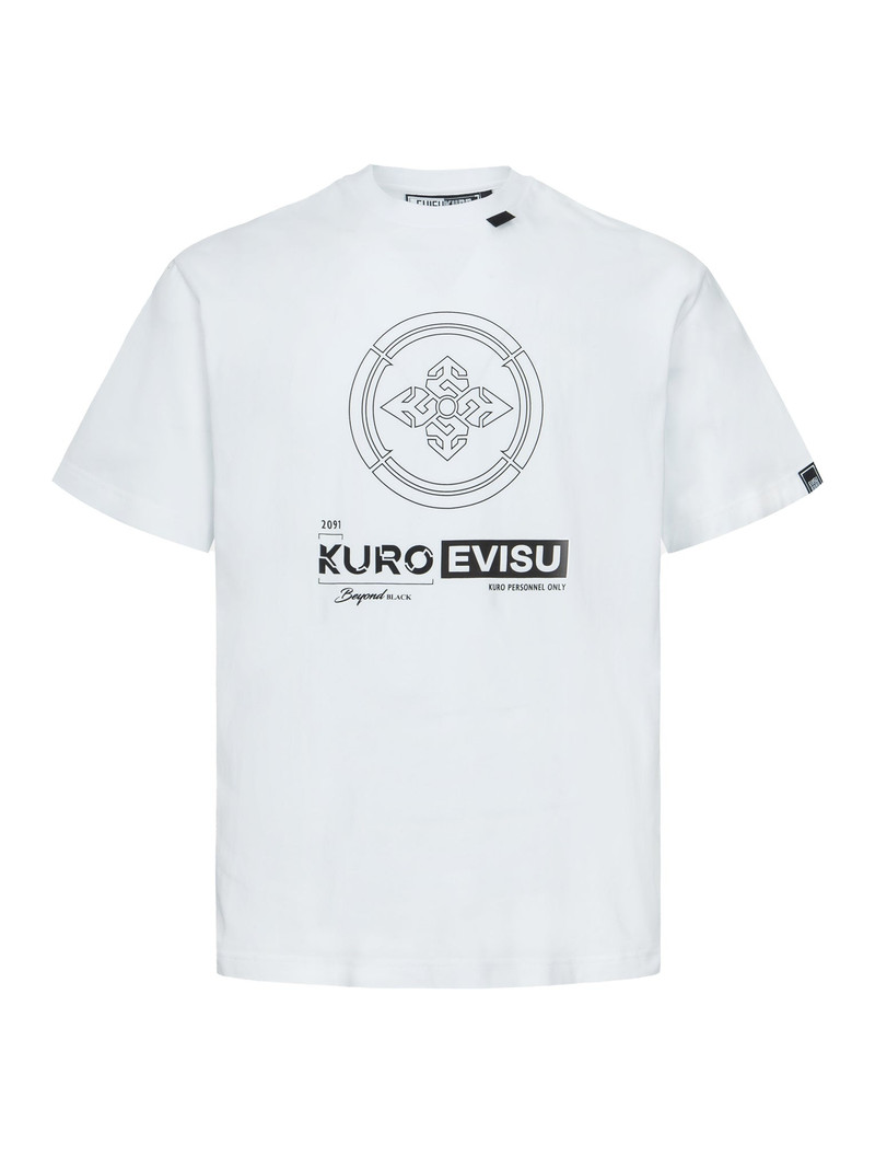 Kamon and Iridescent Seagull Print Regular Fit T-Shirt 12