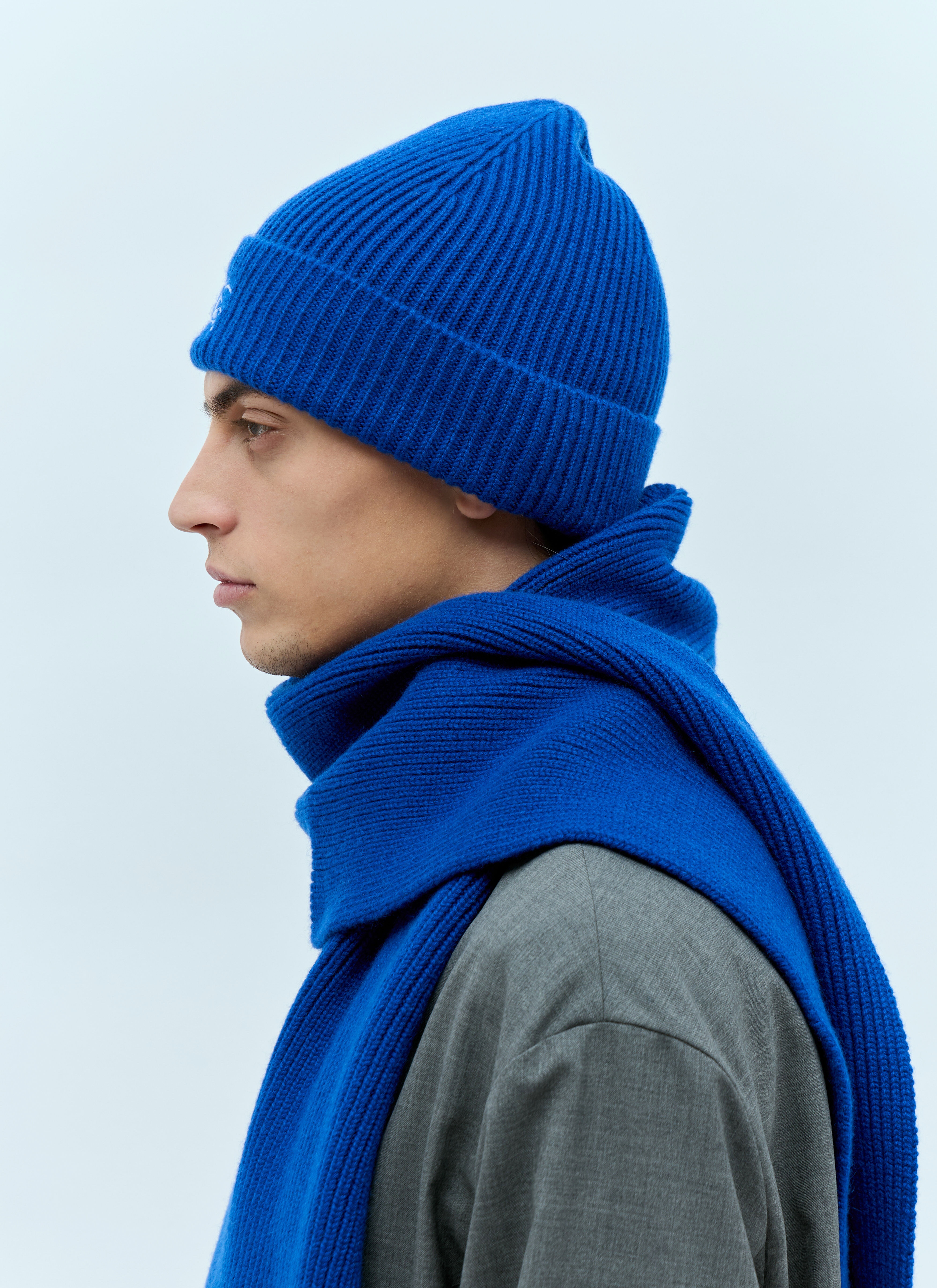 Ribbed Cashmere Beanie - 2