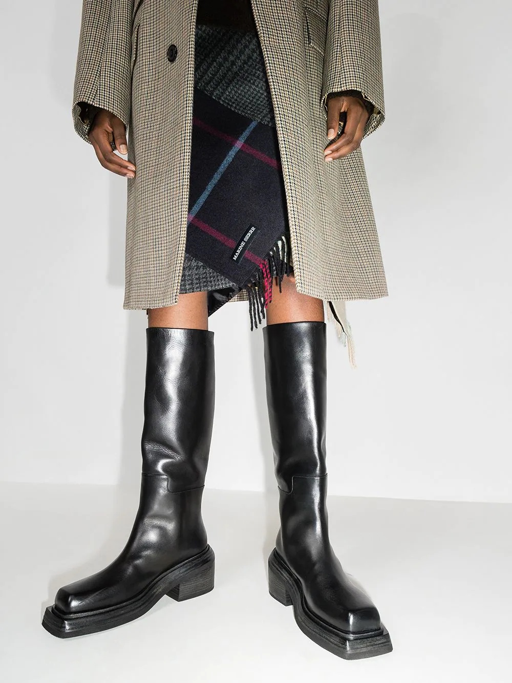 Cassetto 50mm leather boots - 3