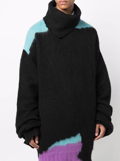 Raf Simons knitted snood-scarf outlook