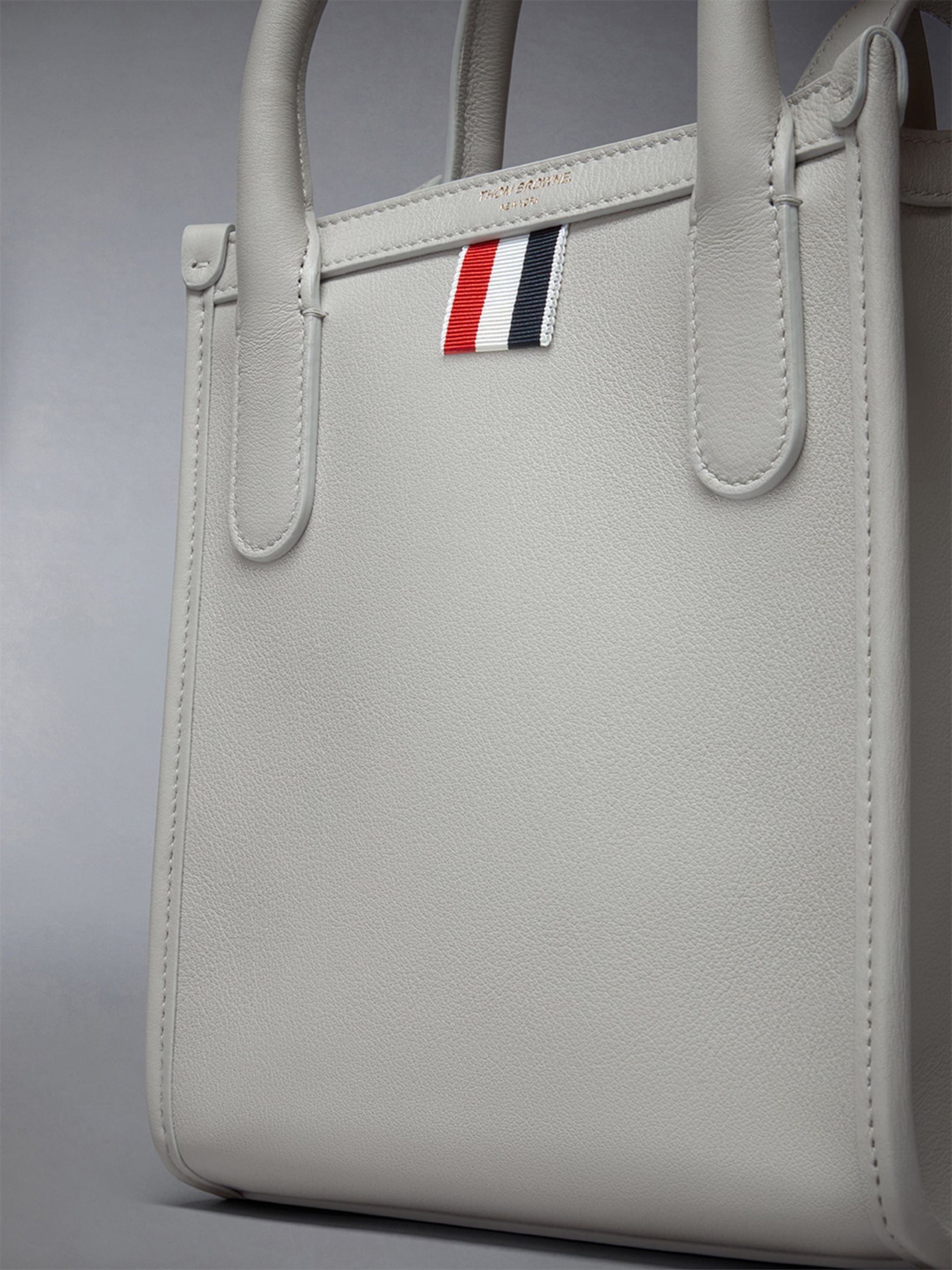 Vertical Mini Tote in Smooth Calf - 5