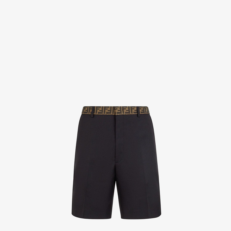 Black gabardine pants 1