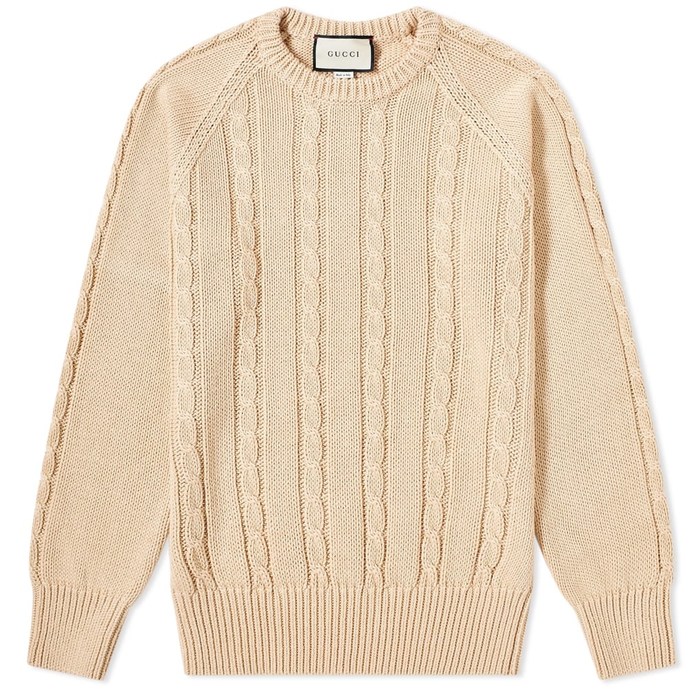 Gucci Cable Crew Knit - 1