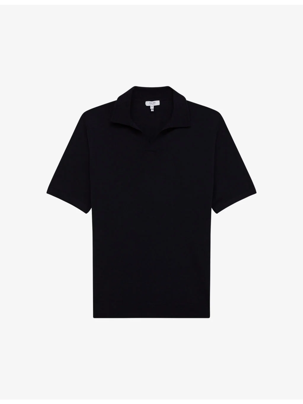 Duchie open-collar short-sleeve wool polo - 1
