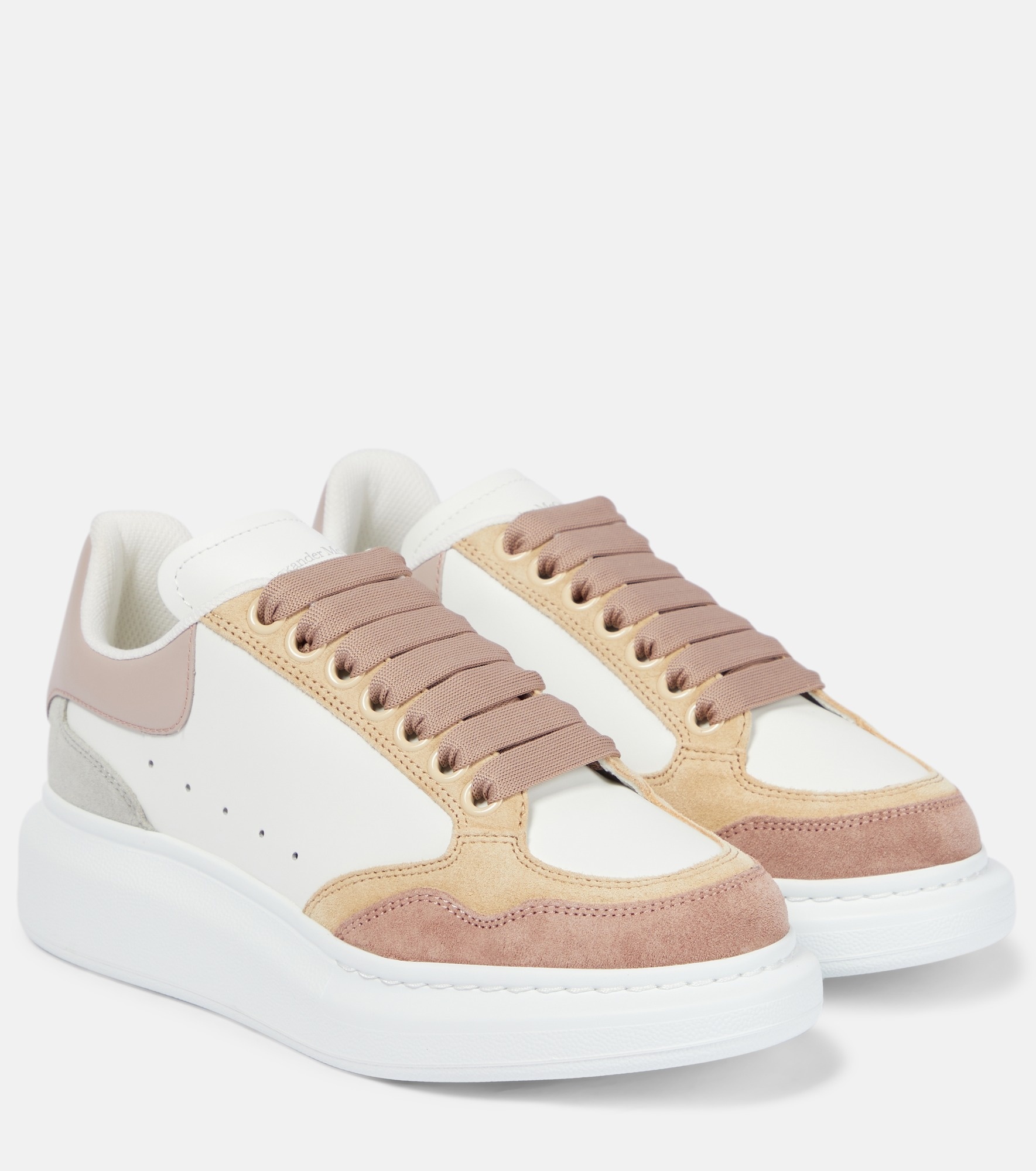 Alexander McQueen Oversized leather sneakers mytheresa REVERSIBLE