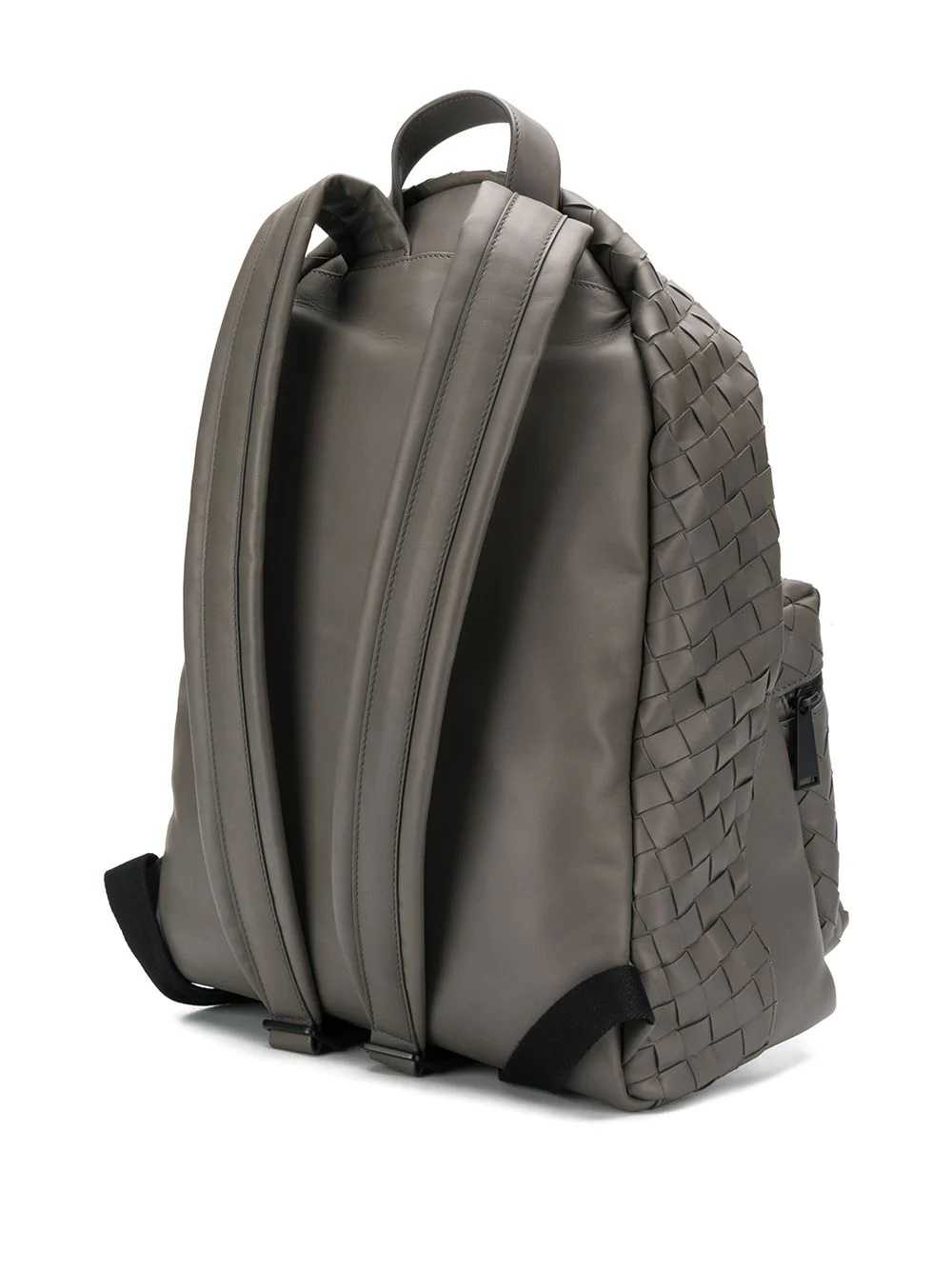 intrecciato weave backpack - 3