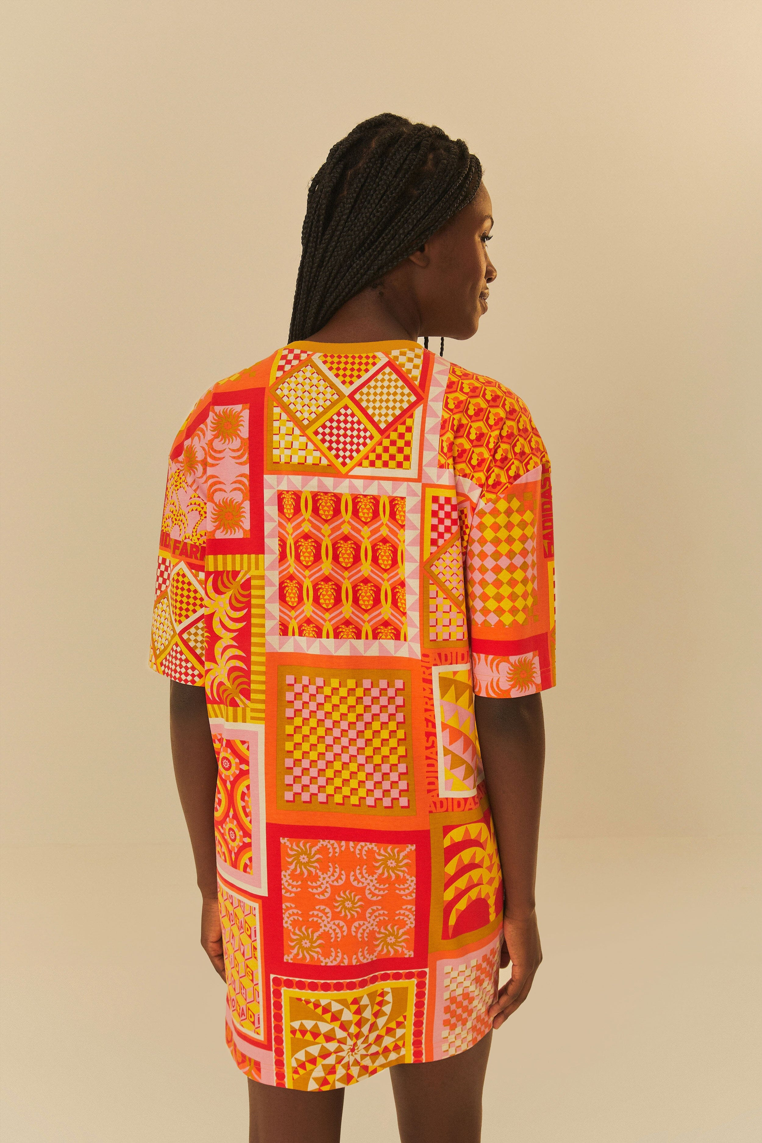 Adidas Farm Solar Kaleidoscope Pink Dress - 4