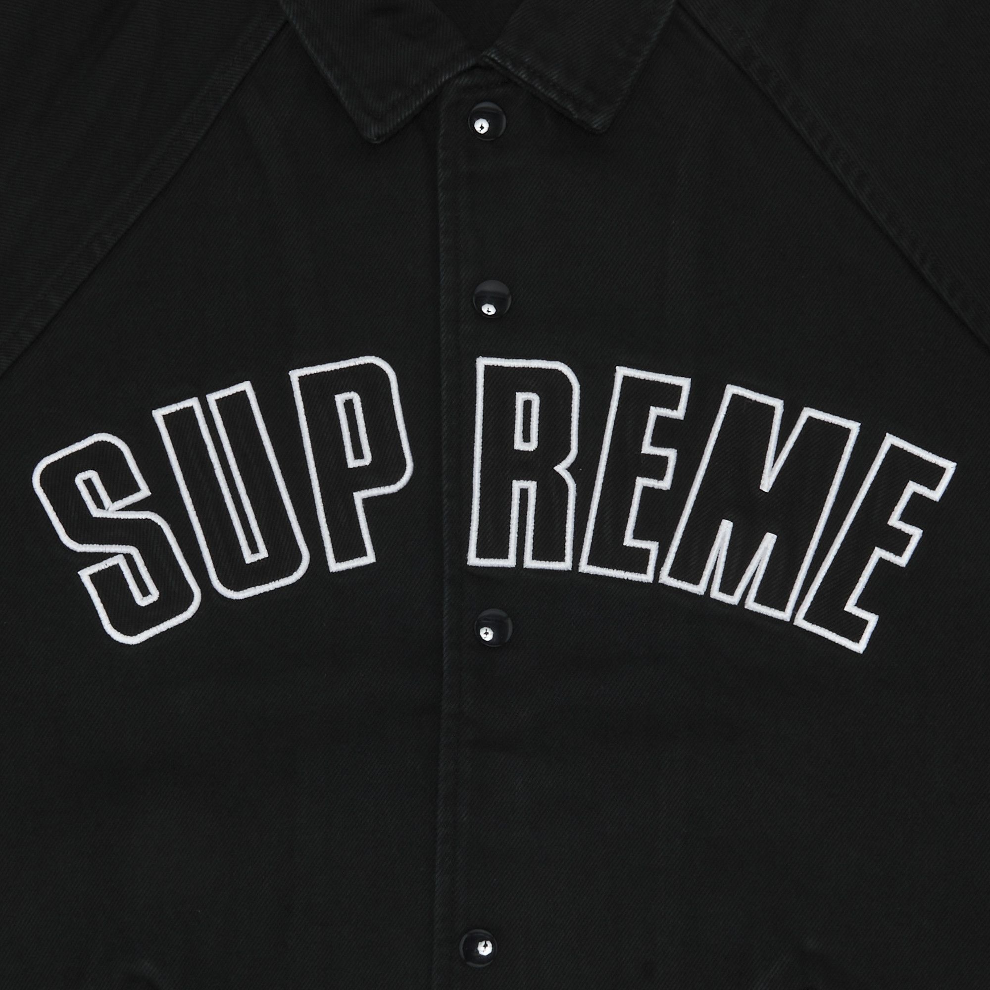 Supreme Arc Denim Coaches Jacket 'Black' - 3