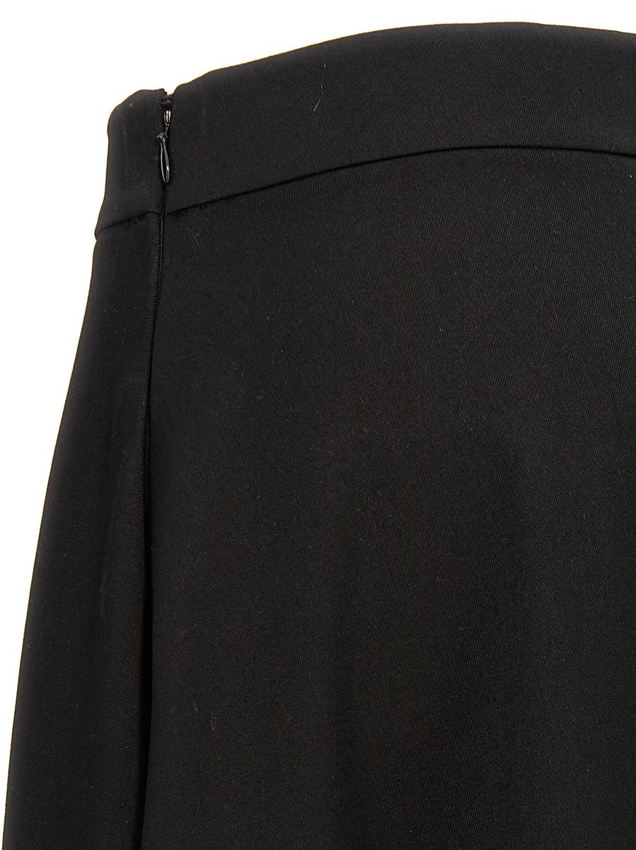 JIL SANDER ASYMMETRICAL SKIRT - 4