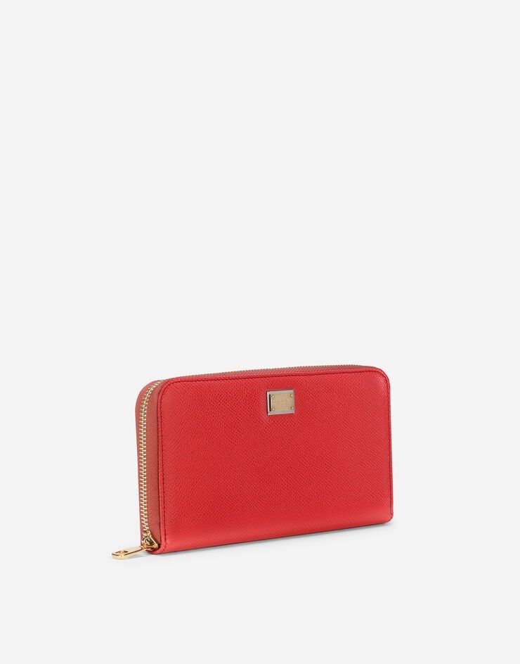Dauphine leather zip-around wallet - 2