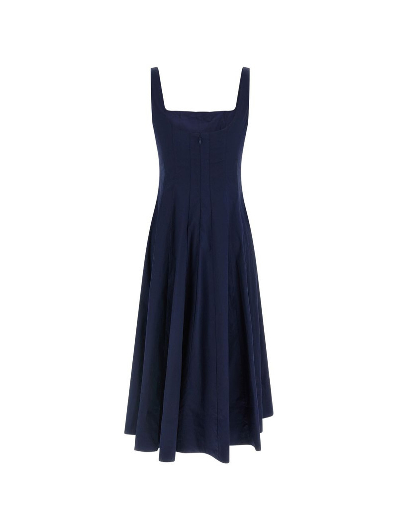 STAUD corset panel midi dress outlook