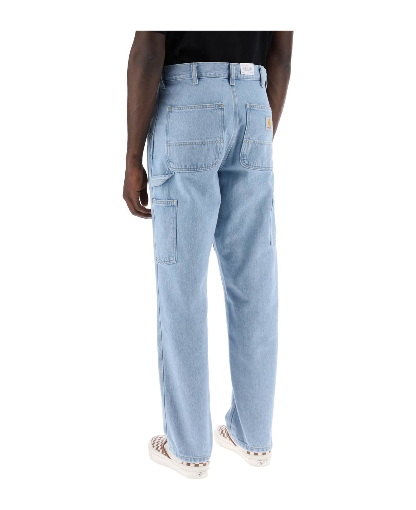 Loose Fit Single Knee Jeans - 3