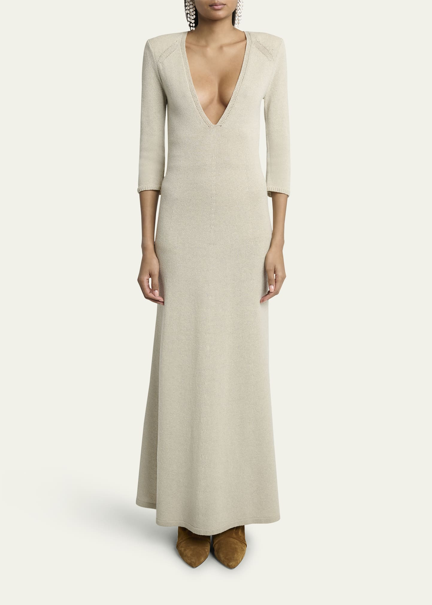 Salina Fluid Tailoring Wool Dress - 2