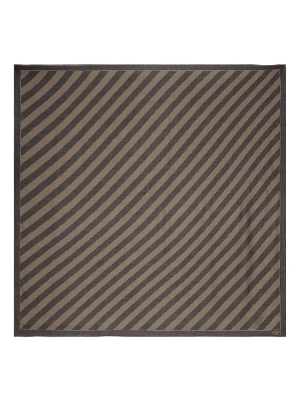 diagonal-stripe logo scarf - 1