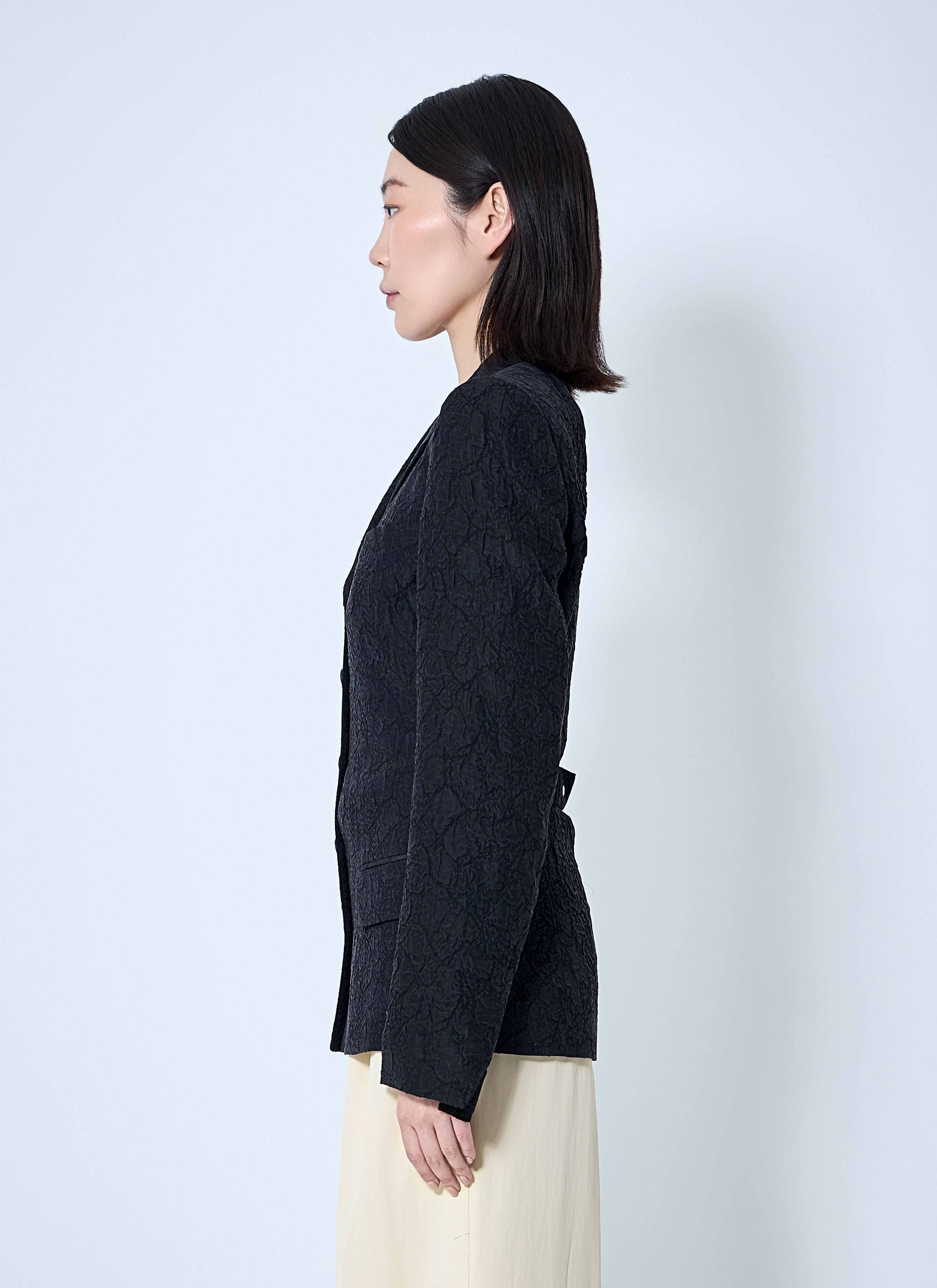 Dries Van Noten Women Textured Blazer - 3