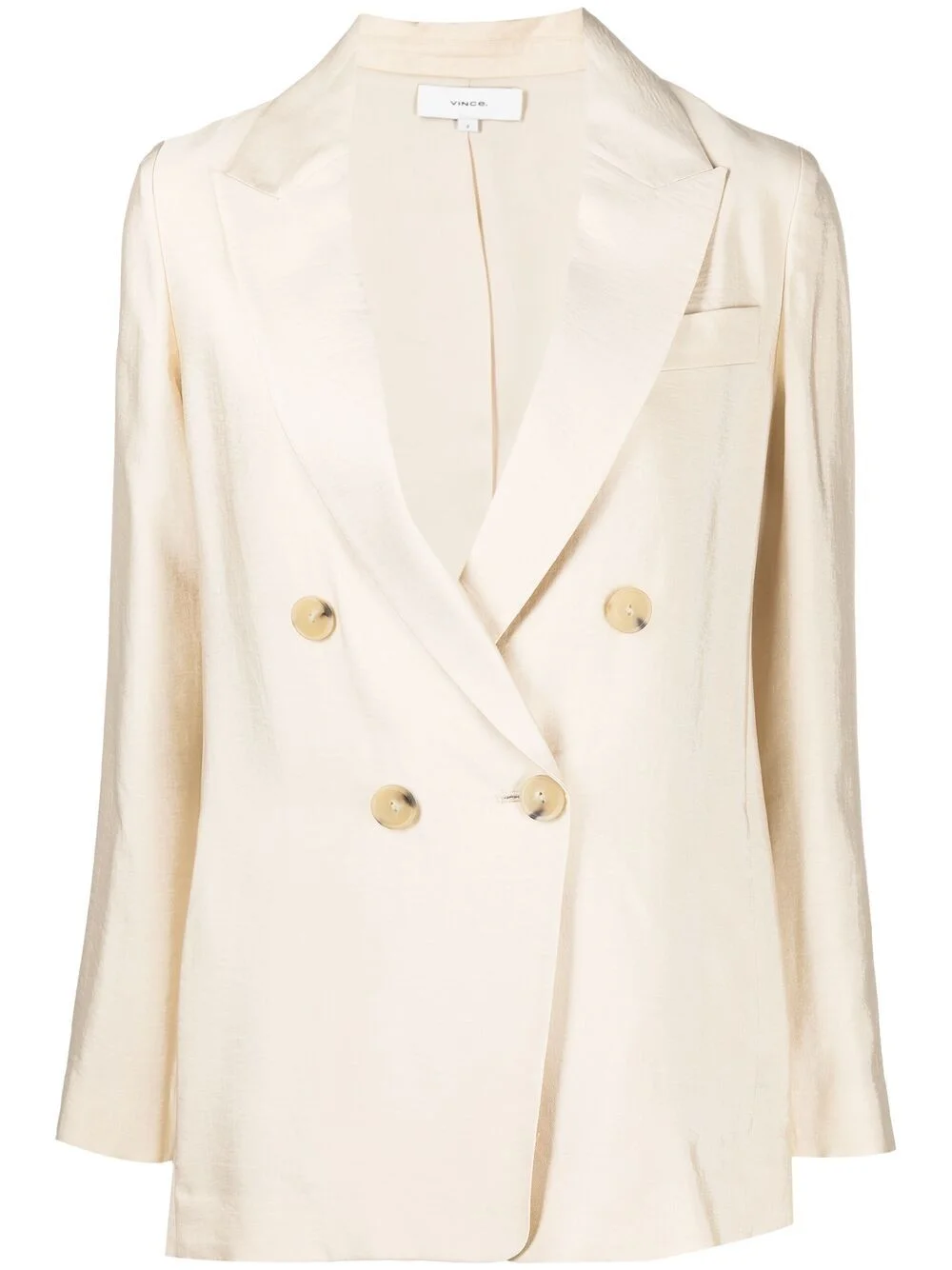 double-breasted tailored blazer - 1