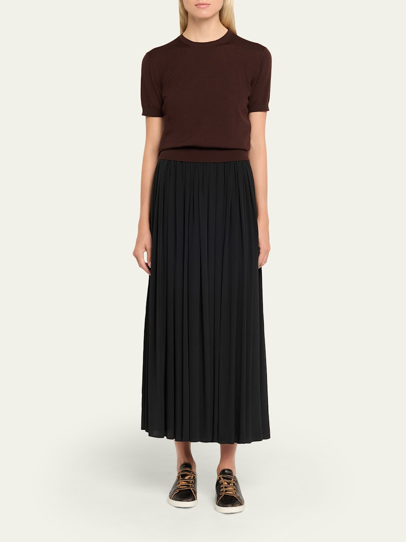 Prada Distressed Low-Top Leather Sneakers outlook