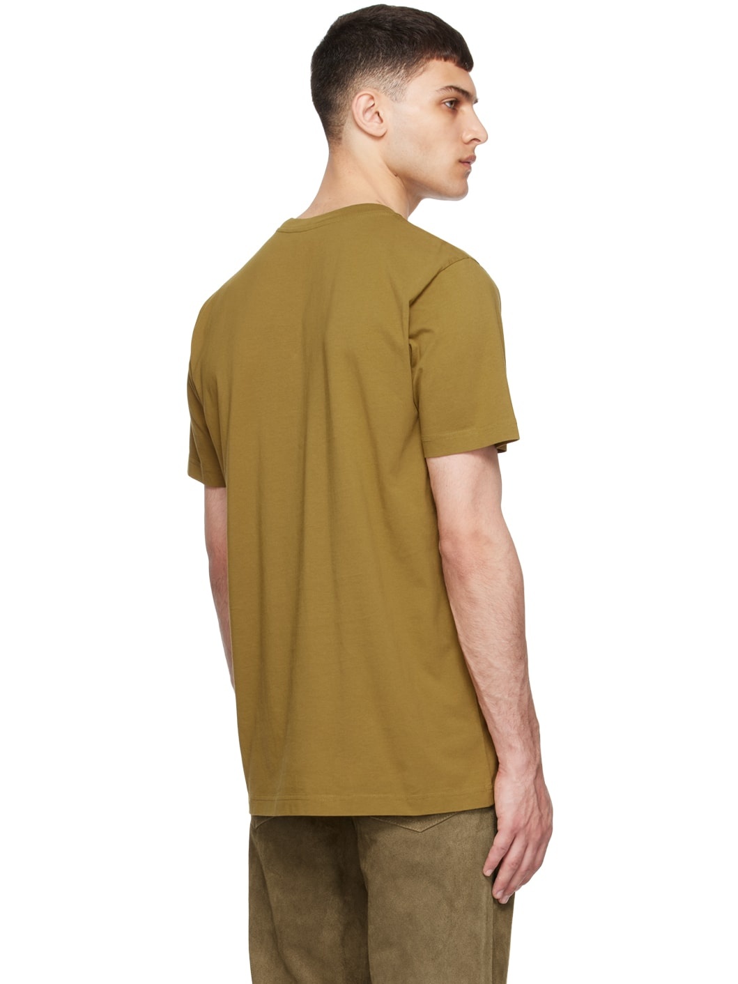 Khaki Printed T-Shirt - 3