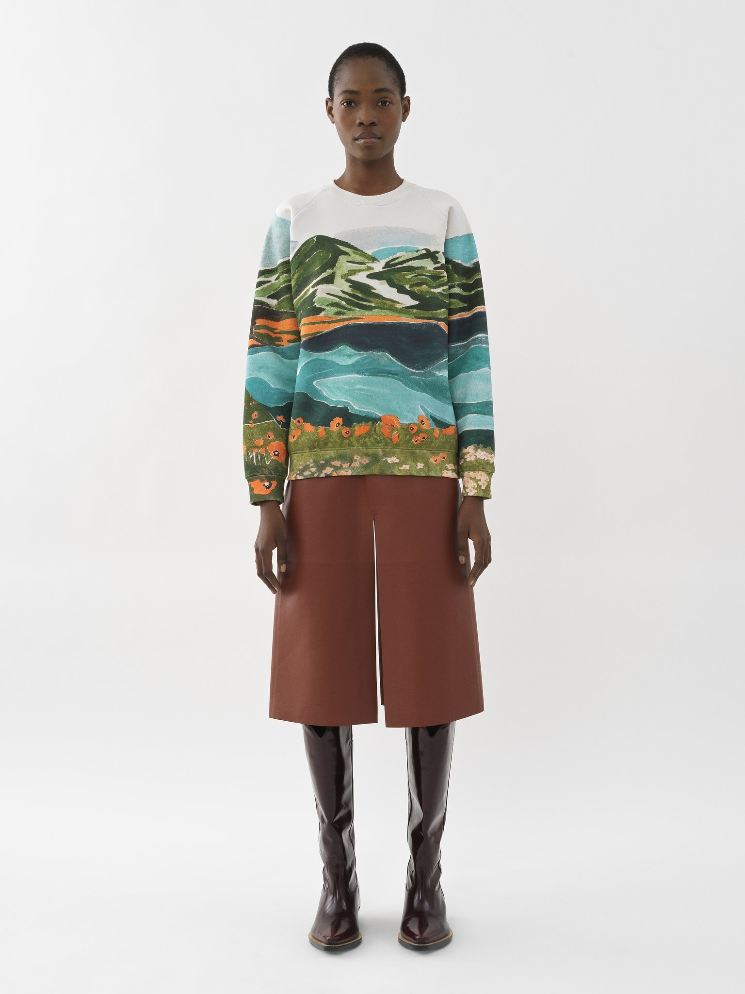 POPPY PRINTED SWEATER - 4