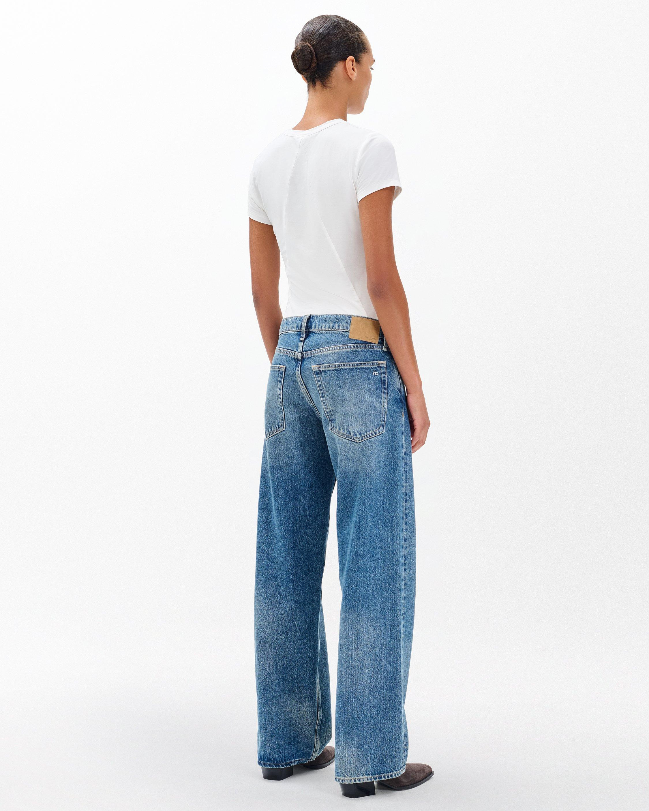 Saige Relaxed Straight Jeans
Lightweight Rigid in Echo - 6