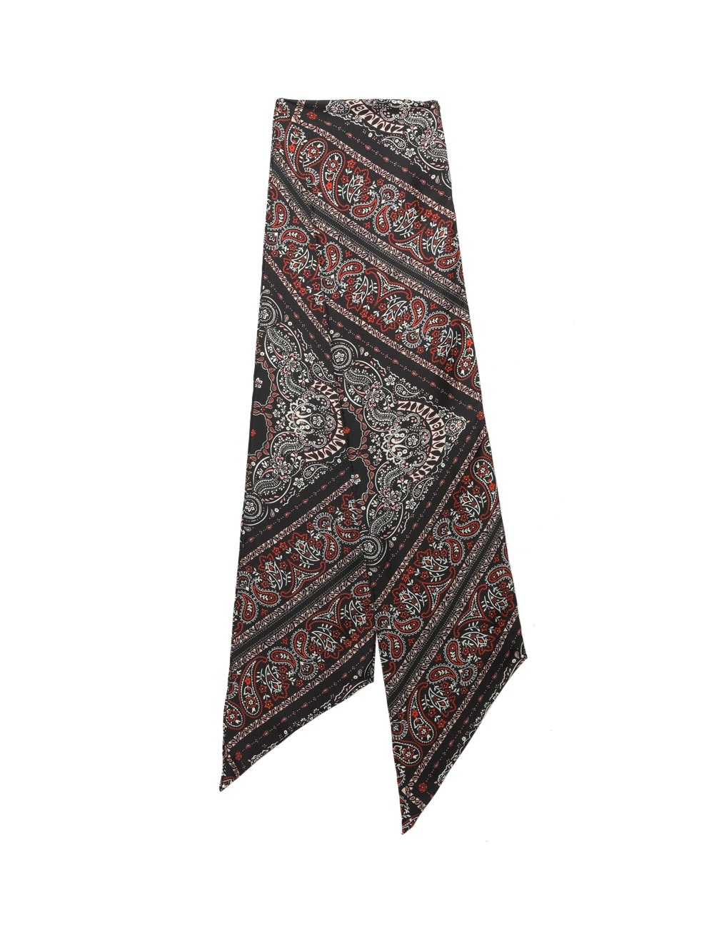 PRINTED SILK NECK SCARF - 2