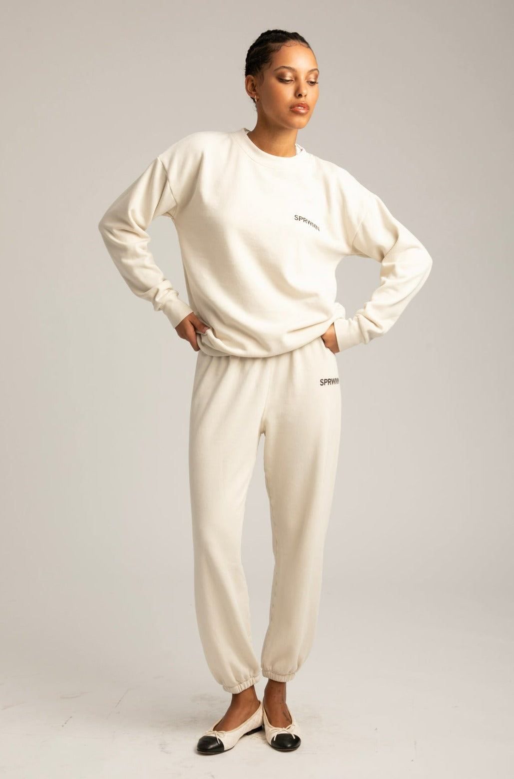 VINTAGE WHITE LOGO SWEATSHIRT - 5