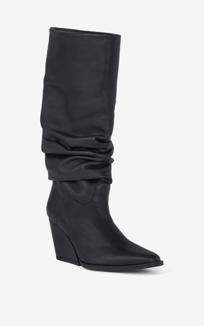 KENZO Billow high-heeled leather boots outlook