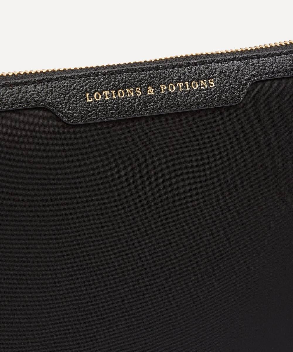 + NET SUSTAIN Lotions and Potions leather-trimmed ECONYL cosmetics case - 6