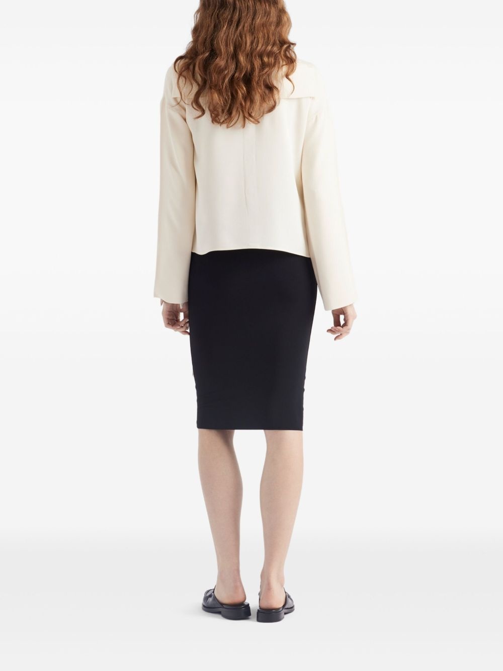 cotton midi skirt - 3