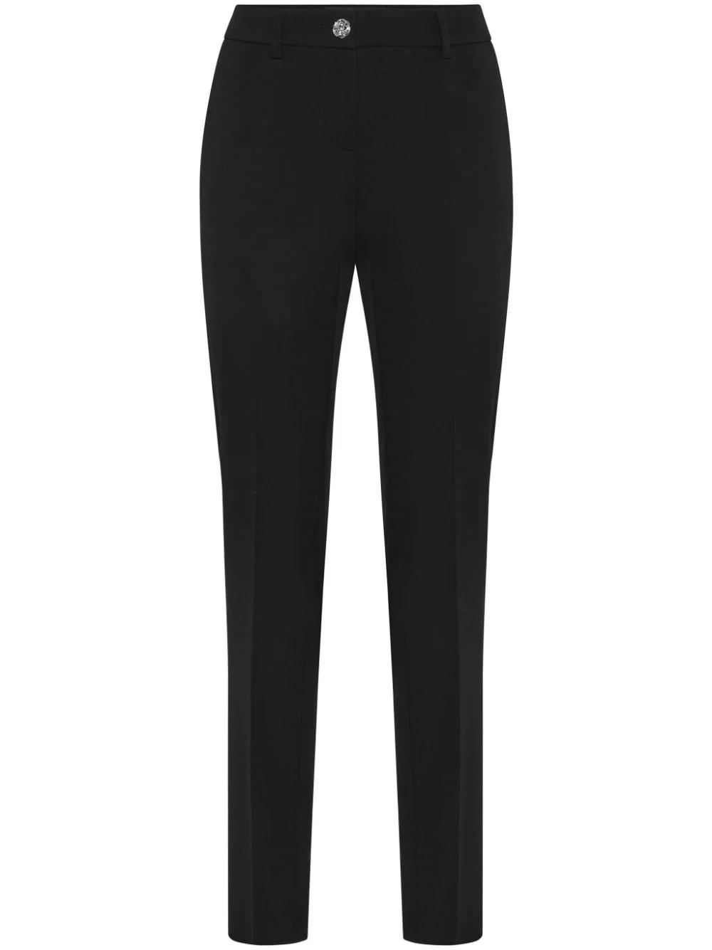 skull-detail slim-fit trousers - 1