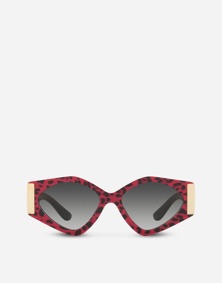 Modern print sunglasses - 1