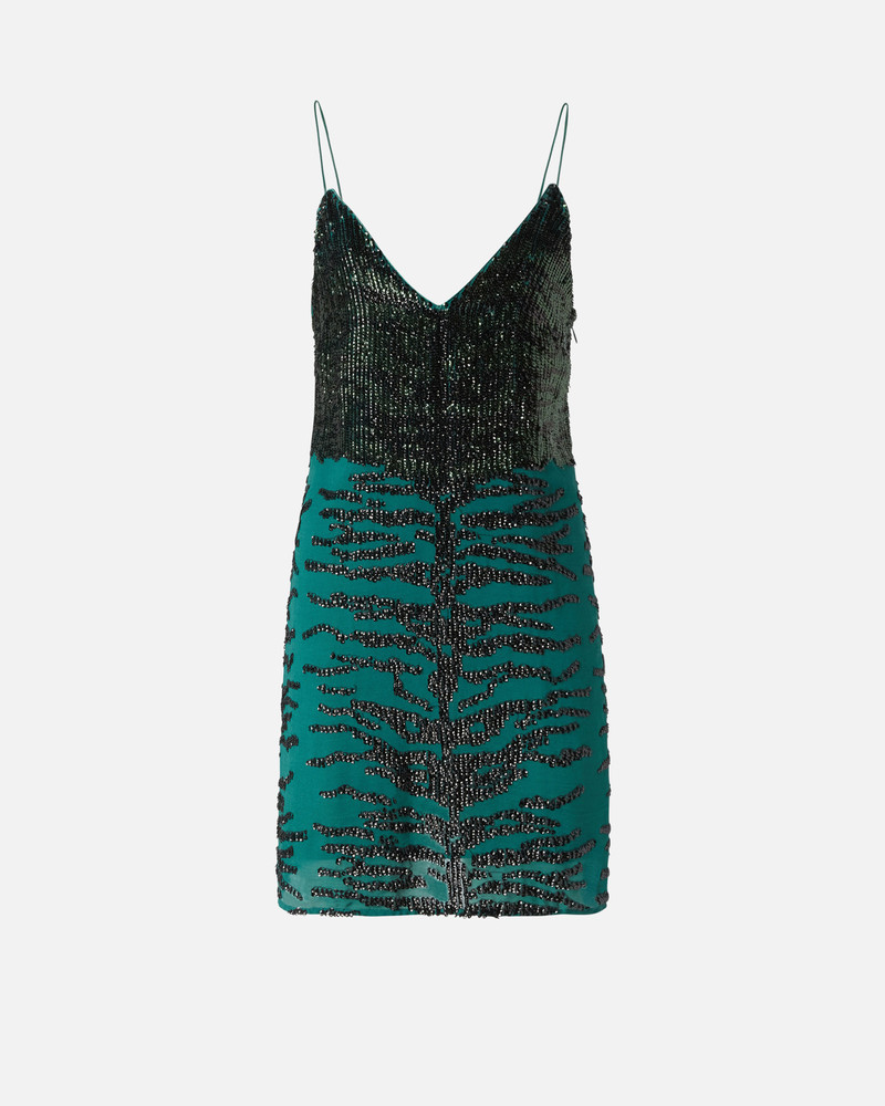 MINI DRESS WITH ZEBRA SEQUIN EMBROIDERY 1