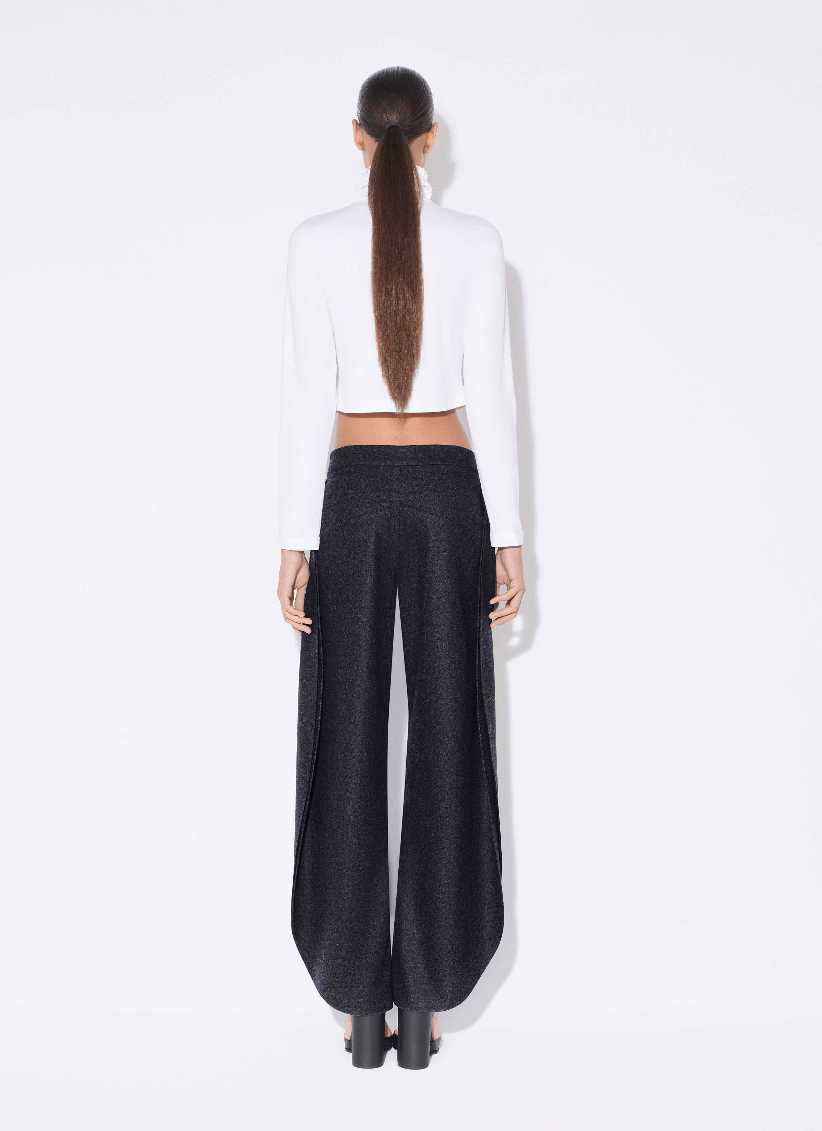 COTTON JERSEY CROPPED T-SHIRT - 3