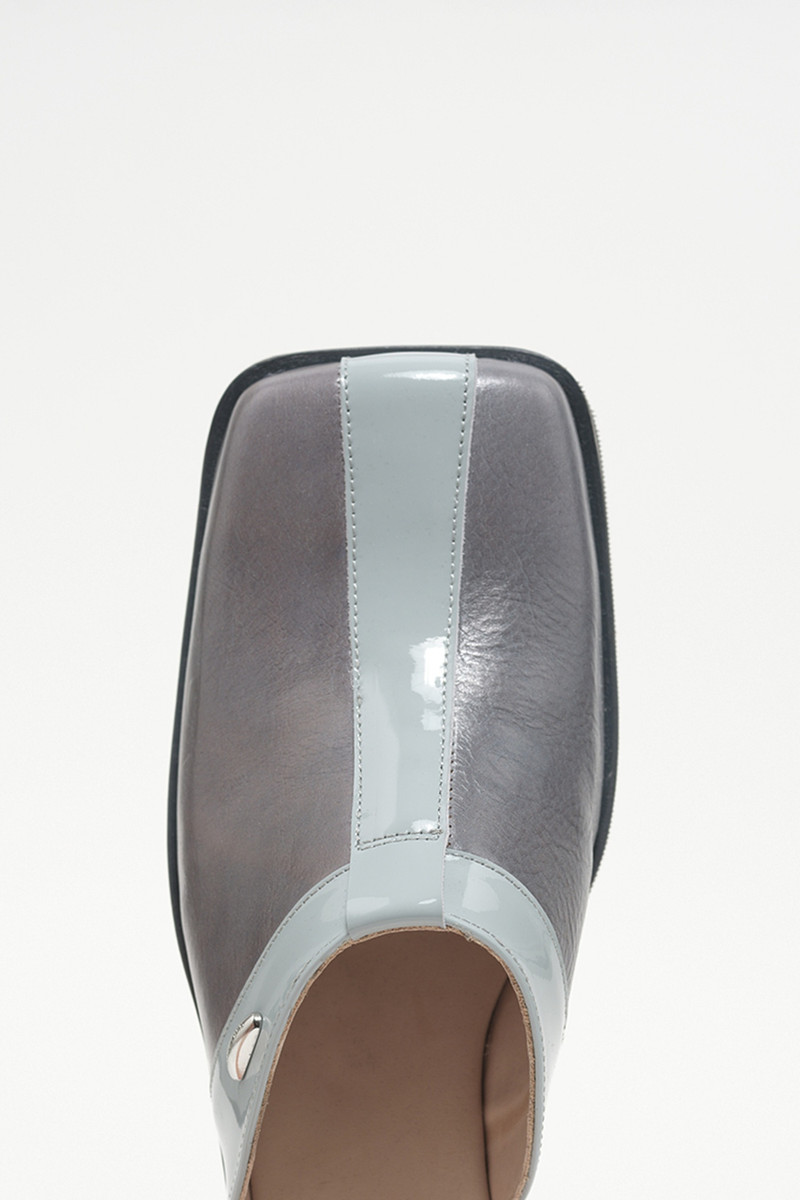 Our Legacy Blunt Mule Deep Sky Blue Leather outlook