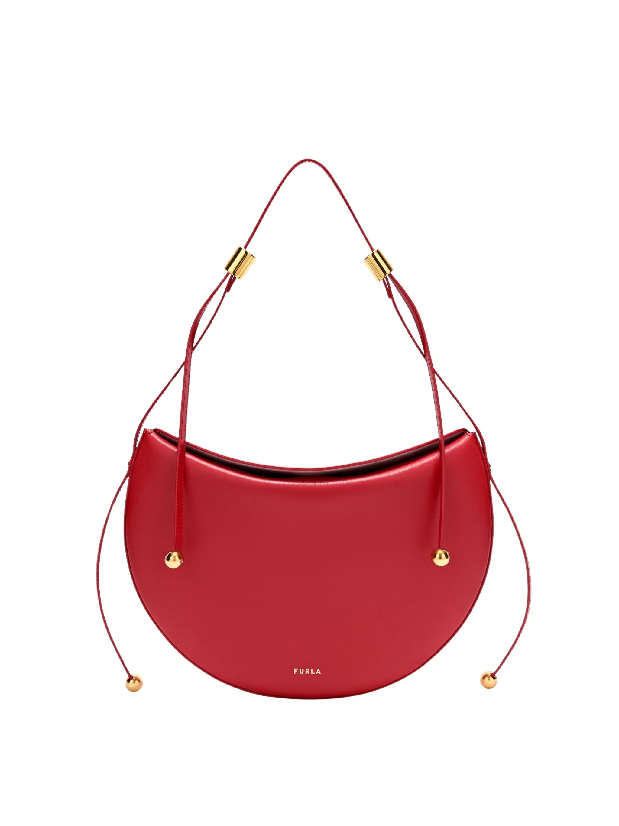 "Furla Moonstone" Calf Leather Medium Shoulder Bag - 1