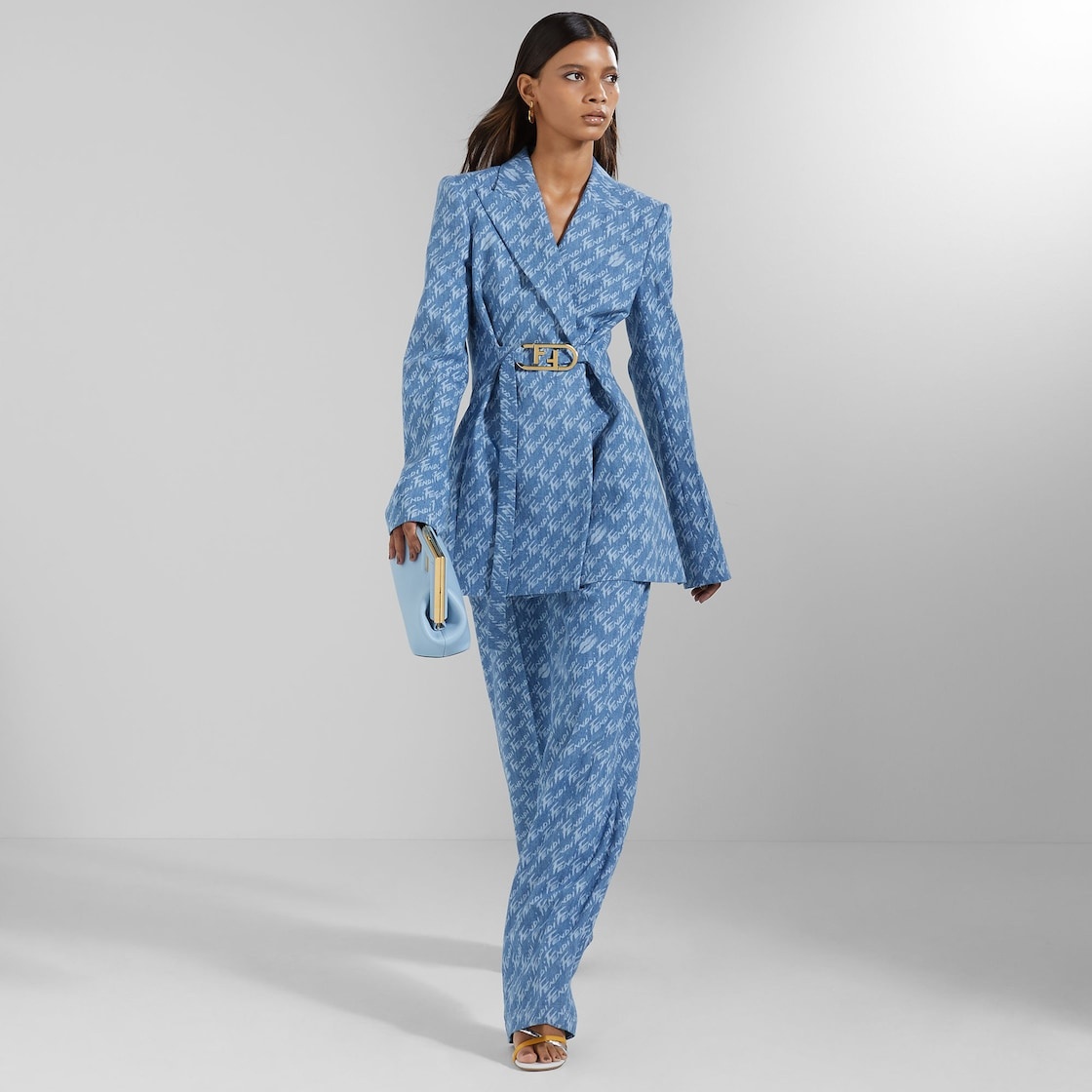 Light blue chambray jacket - 4