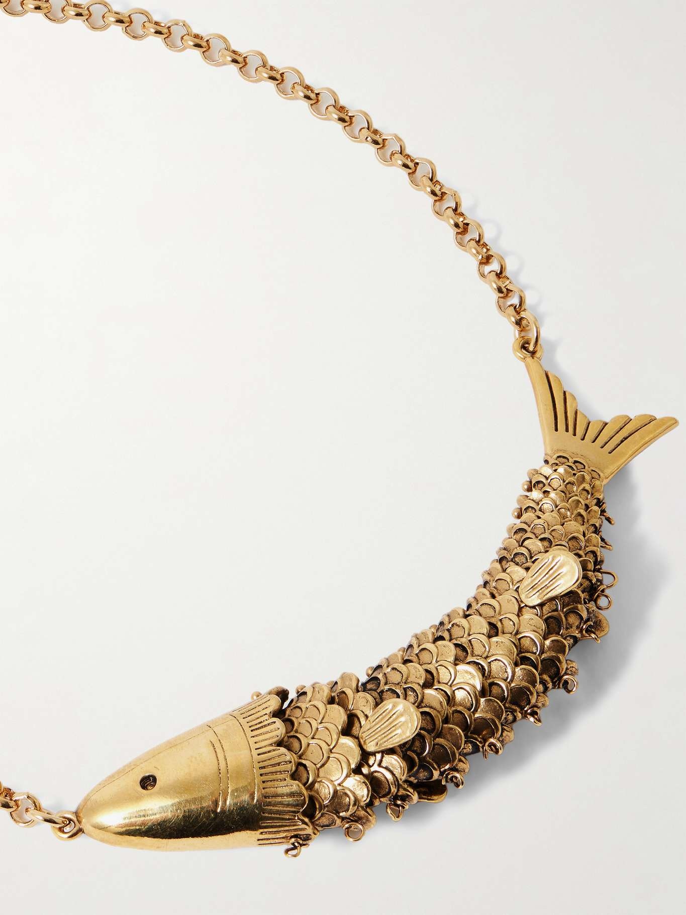 River gold-tone necklace - 4