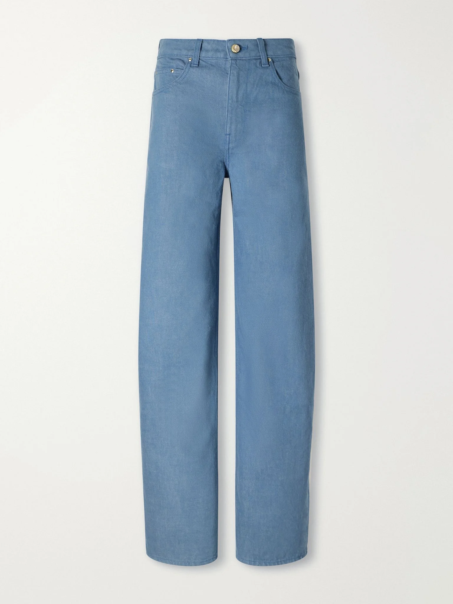 Rider low-rise straight-leg jeans Mid denim - 1