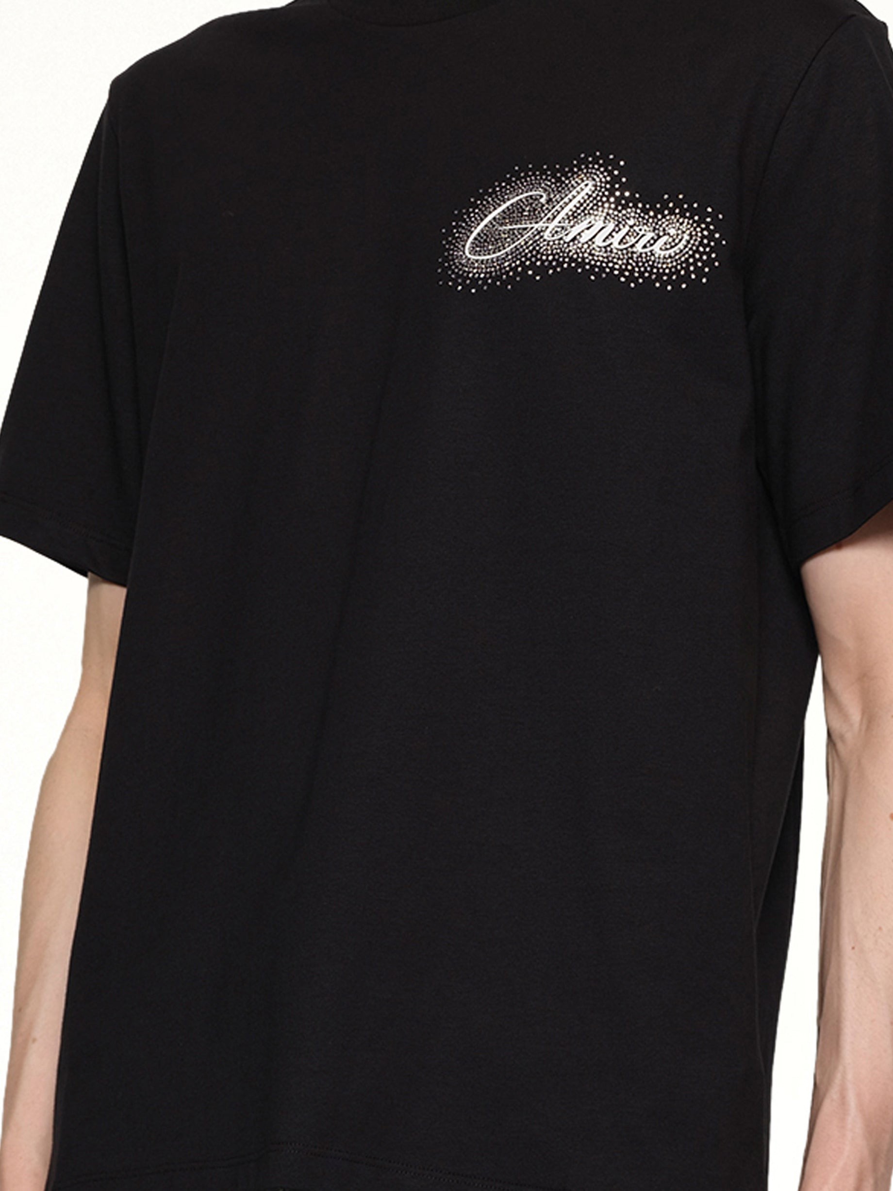 Amiri Script Tee in Black - 6